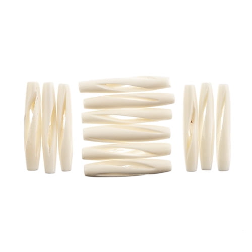 John Bead Natural Pipe Bone Beads