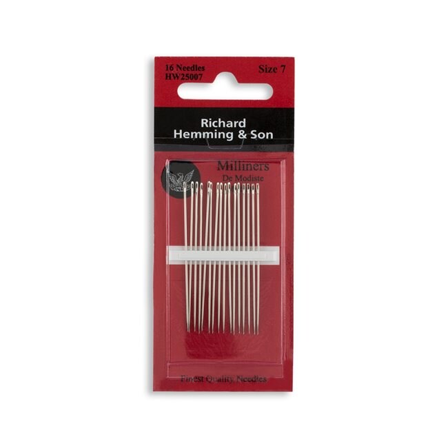 Hand Sewing Needles - Milliners --- Size 7 --- by Richard Hemming & Son®