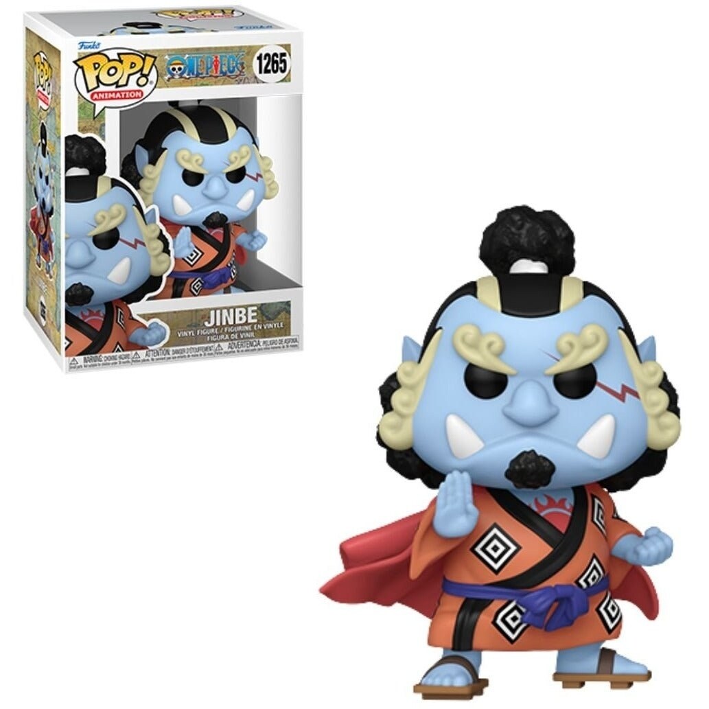 Jinbe Funko Pop One Piece Animation Collectible Figure 3.80 Inches Original Tags