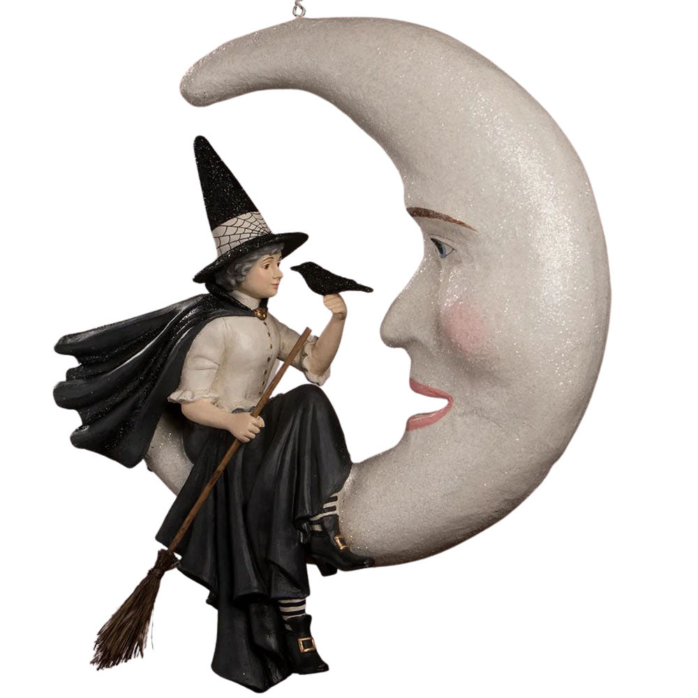 Bewitching Moon Witch Large Ornament 20&#x22;
