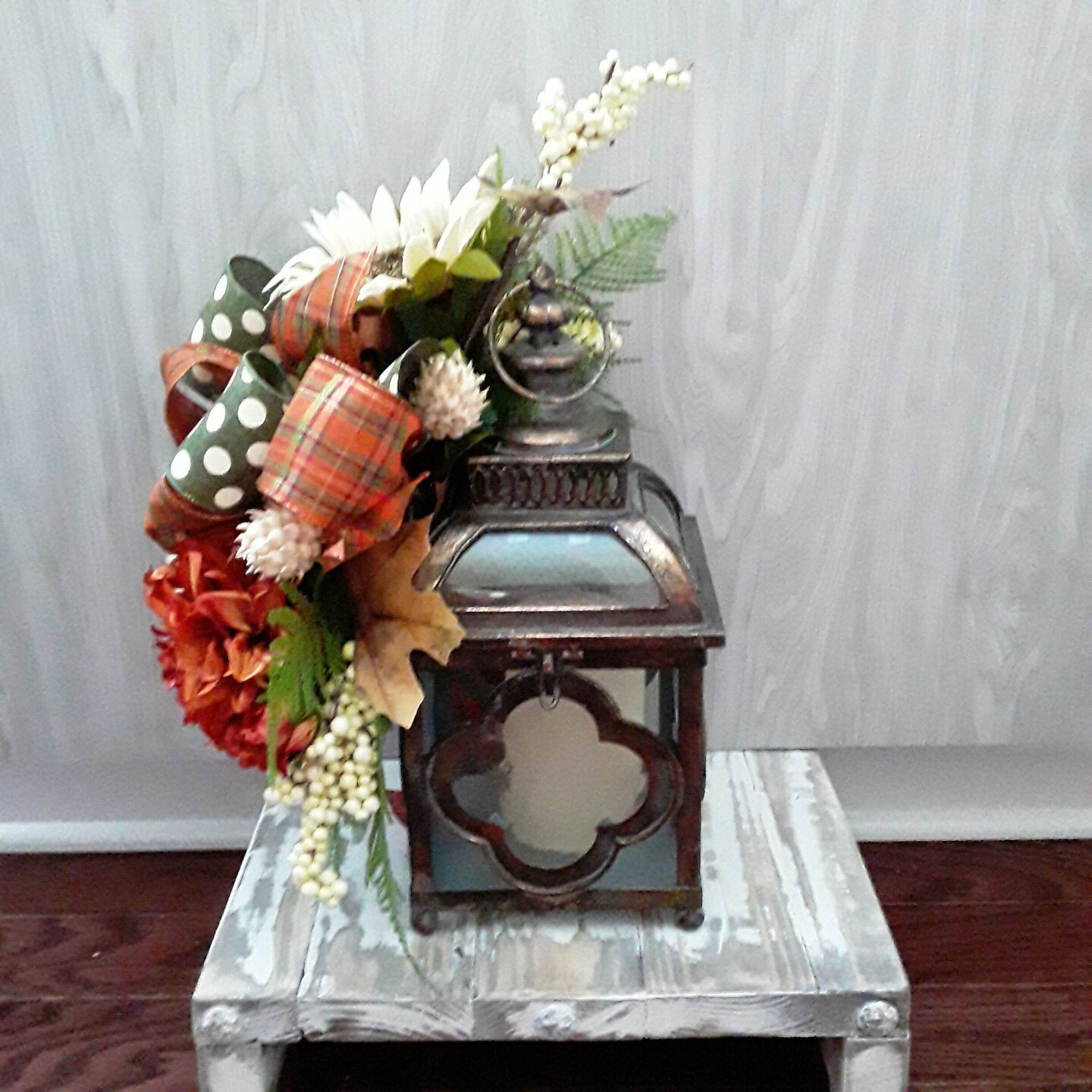 Tobacco Basket, Be Still Wreath