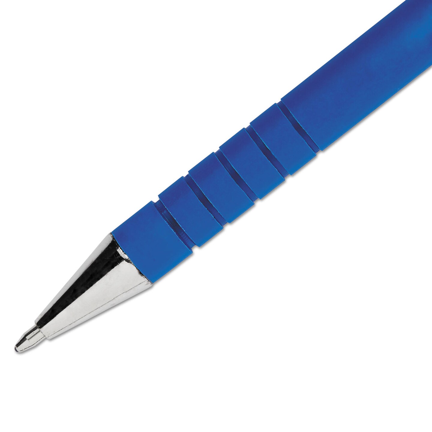 Papermate FlexGrip Ultra Ballpoint Stick Pen, Blue Ink, Medium, Dozen