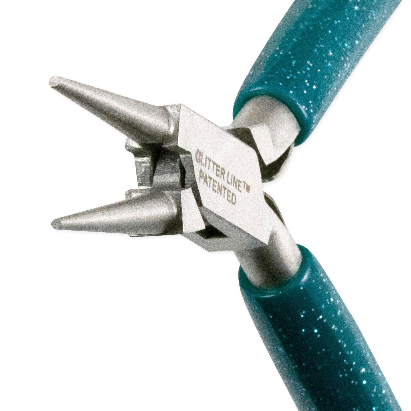 Glitter Line Round Nose Pliers with Fashionable Grips