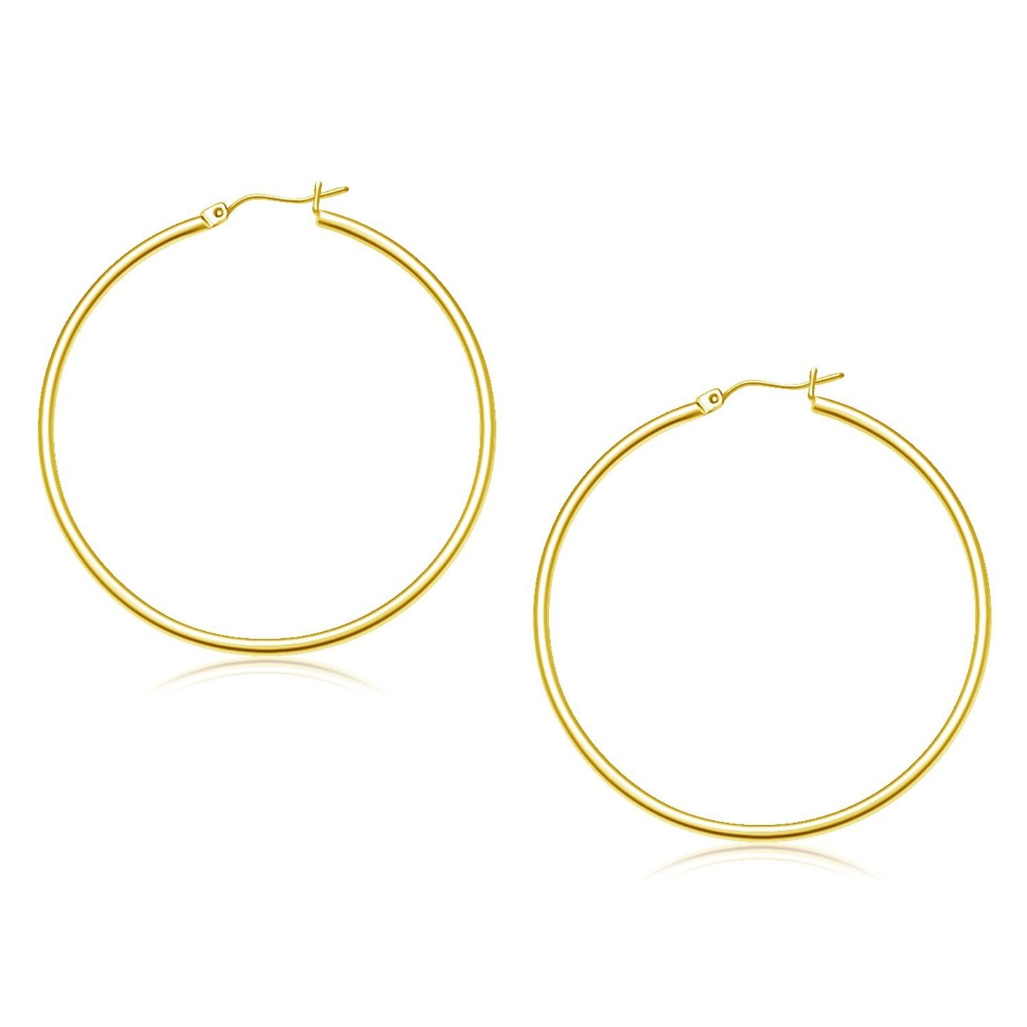 Myles Gold Hoop Earrings main image 1