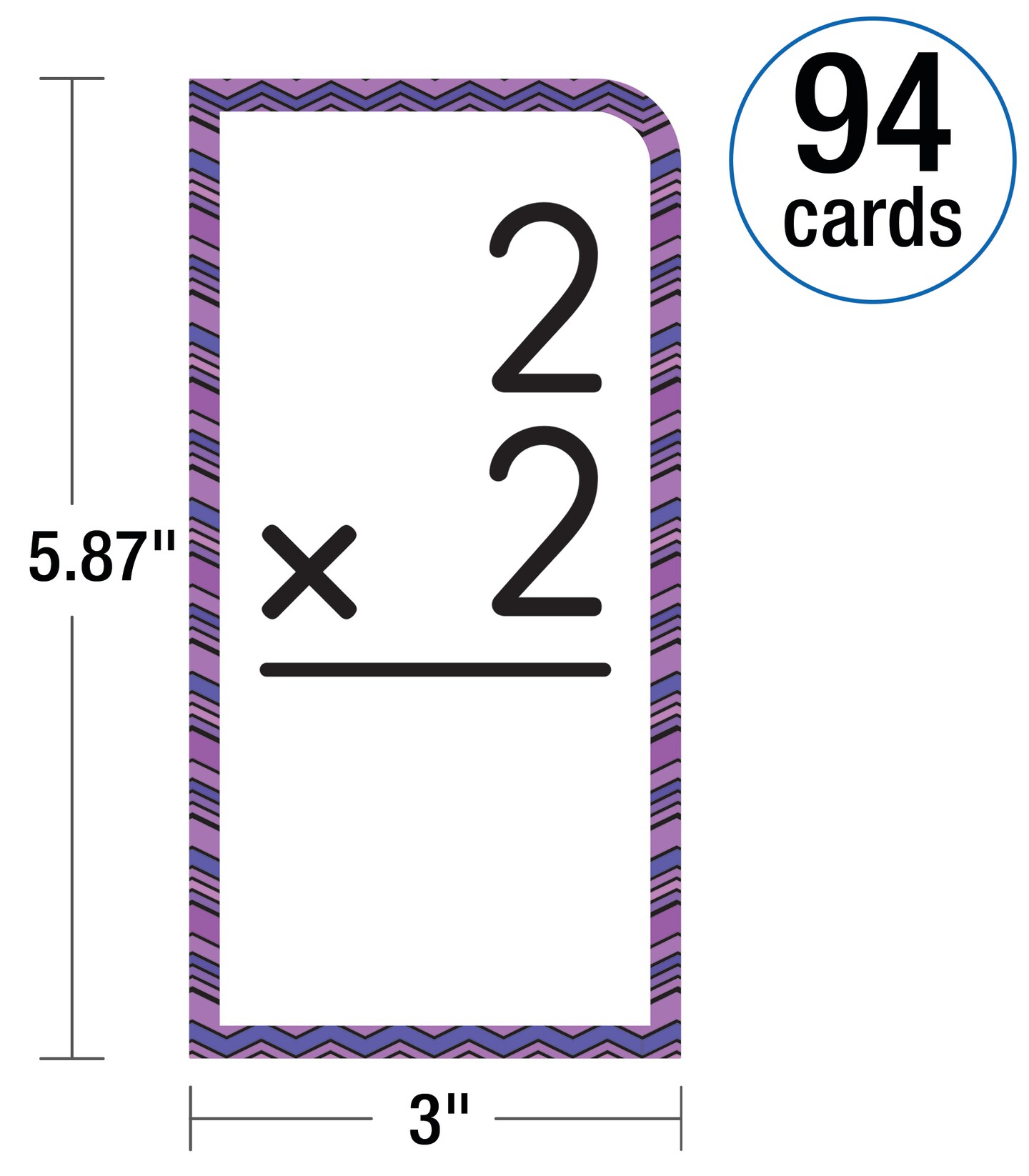 Carson Dellosa 94 Multiplication Flash Cards, Flashcards Covering All Times Table Facts Through 12, Math Games for Kids 8-12, 3rd Grade Mathematics and Up