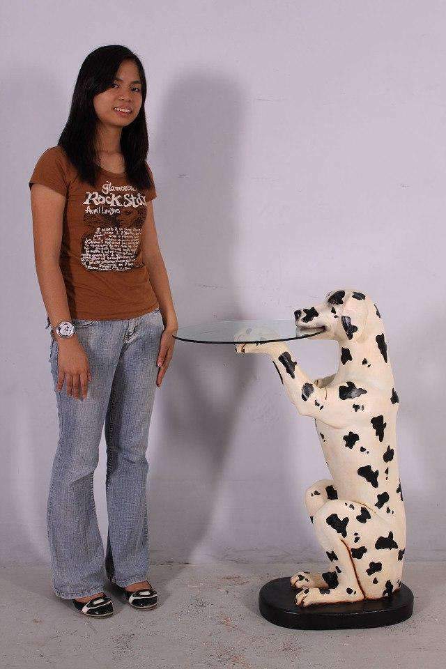 Dalmatian Butler Life Size Statue