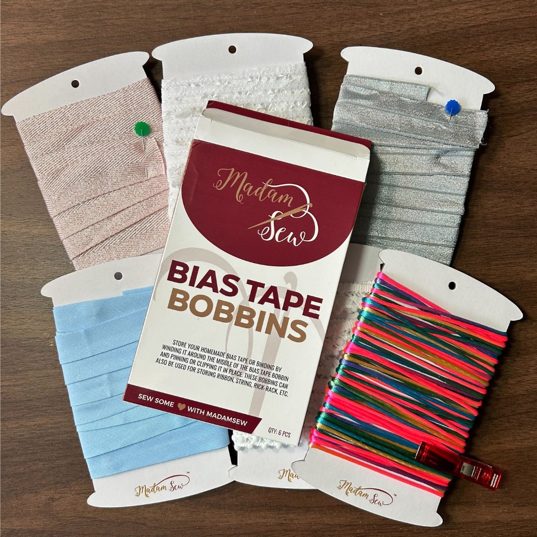 Bias Tape Bobbins - Storage Solution for Bias Tape, Ribbons,...