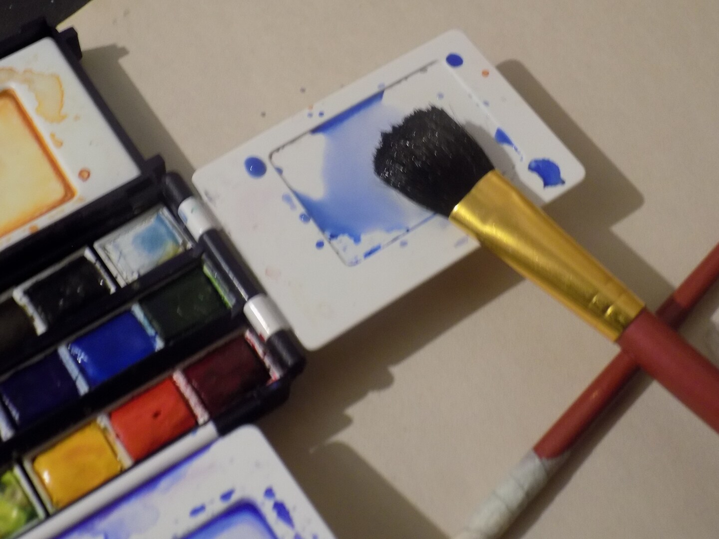 Creating a flat wash in watercolor image 2