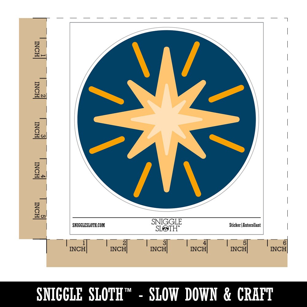 Shining Star Waterproof Vinyl Phone Tablet Laptop Water Bottle Sticker Set - 5 Pack