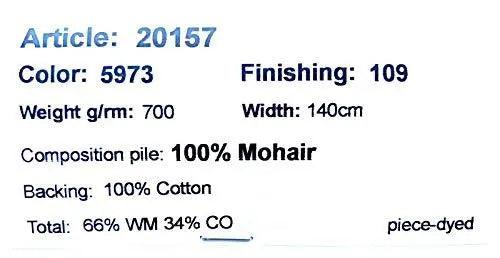 Steiff Schulte German 100% Mohair Fur Fabric for Teddy Bears DIY Backing 100% Cotton (13.75 x 19.7 inch 5973 Beige Curly)