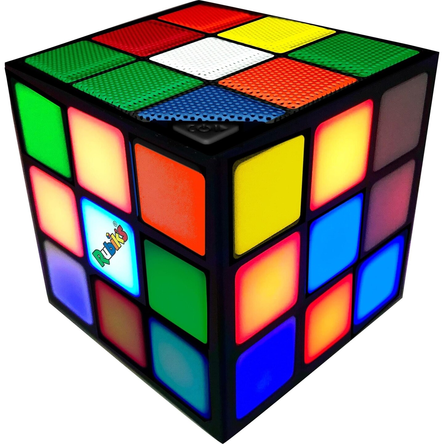 Rubik&#x27;s Portable Light-Up Cube Speaker
