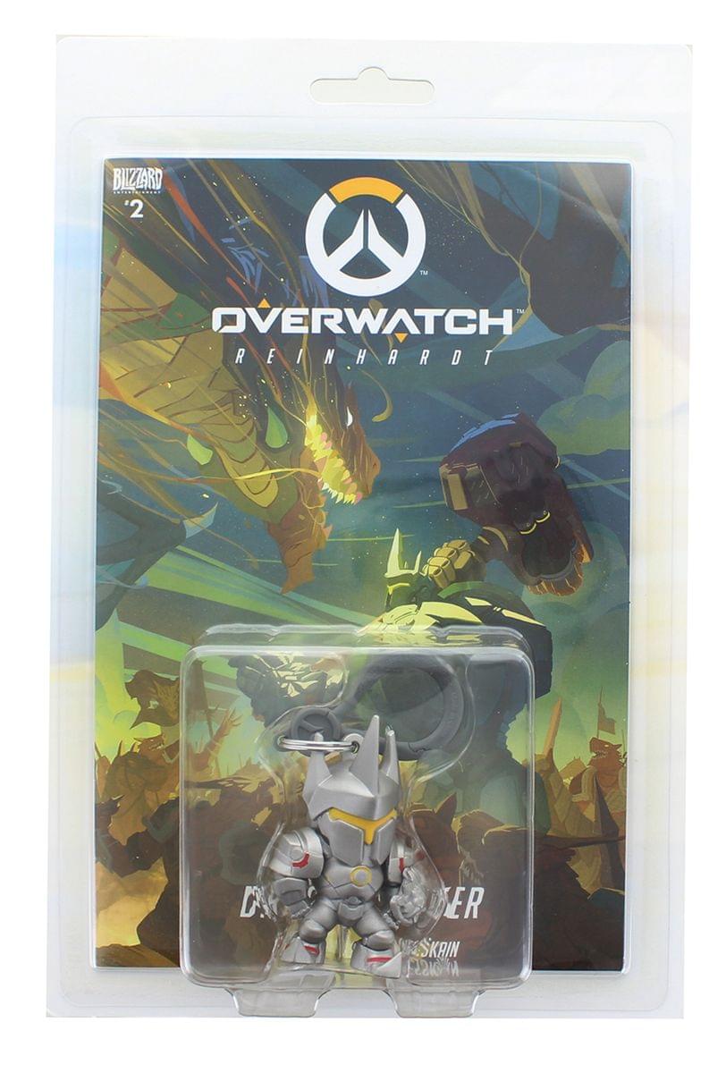 Overwatch Hanger Mini Figure &#x26; Comic Book Set - Reinhardt