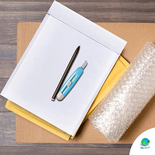 Pack of 10 White Shipping Envelopes 14.25 x 19 Bubble Mailer 14 1/4 x 19 Kraft Paper Bubble Mailers. Peel and Seal Padded Envelopes for Bulk Mailing Shipping Packing and Packaging