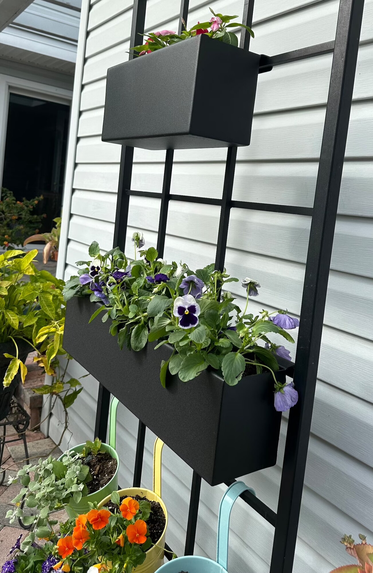 Hanging Planter Box, 33 inch, 24 inch, and 12 inch avail, lots of colors,  all aluminum, rust free, vertical garden, hang easily on trellises |  MakerPlace by Michaels
