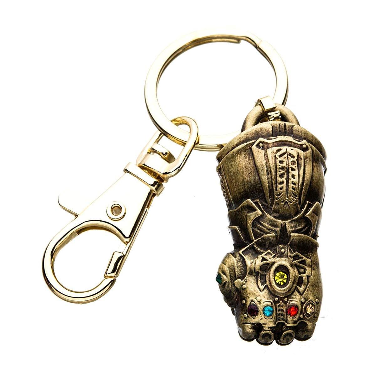 Marvel Avengers Infinity War Thanos' Infinity Gauntlet 3D Metal Key Chain