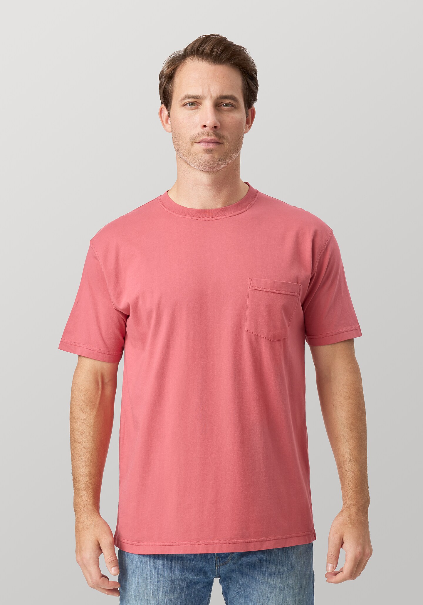 Cotton Heritage&#xAE; Garment Dye Pocket Short Sleeve T-shirt