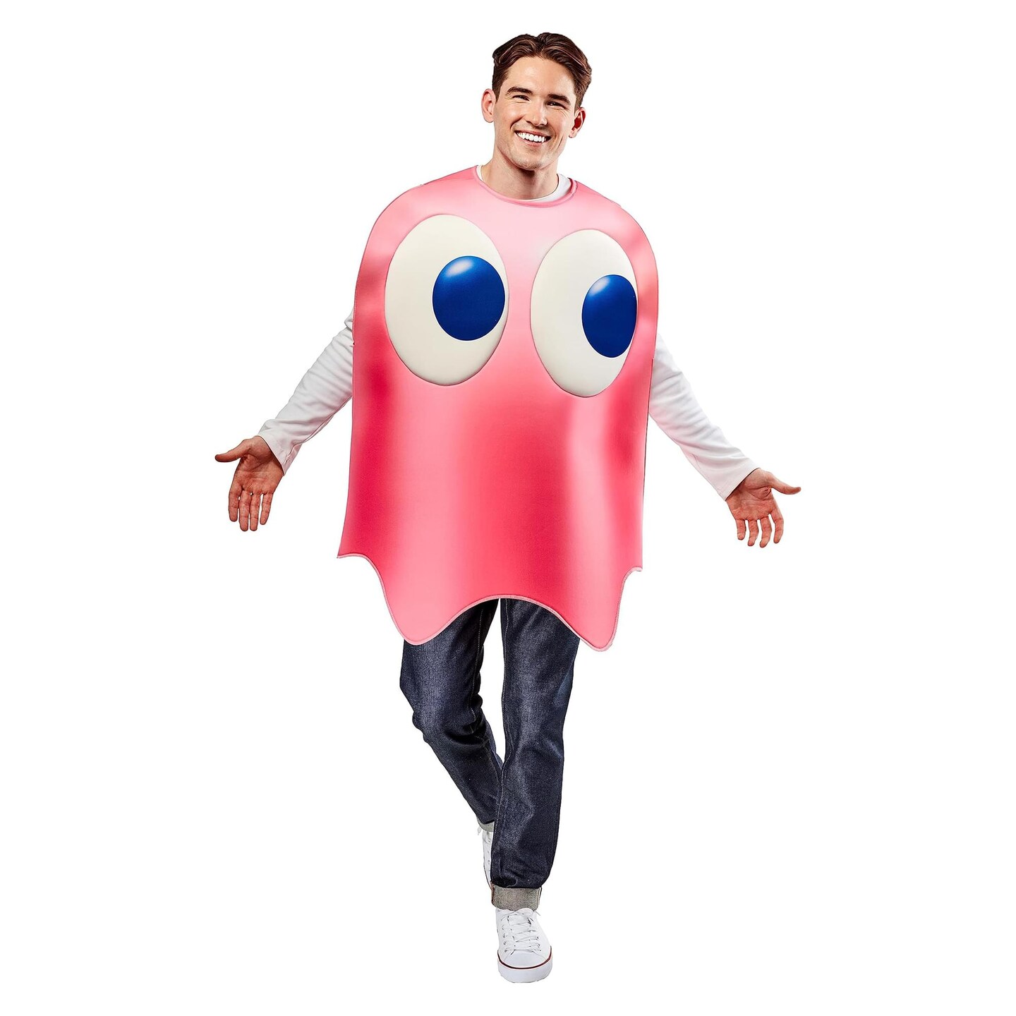 Pac-Man Pinky Ghost Adult Costume | One Size