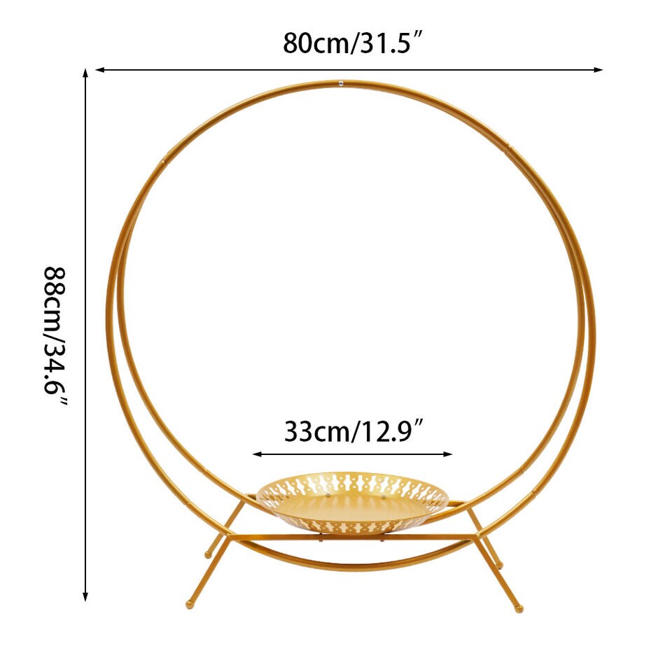 Wedding Cake Stand with Ring Arch Prop