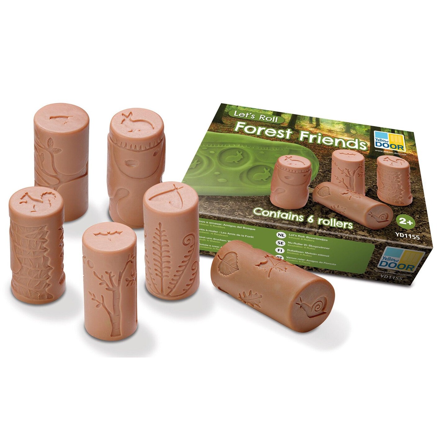 Let&#x27;s Roll, Forest Friends Rollers, Set of 6