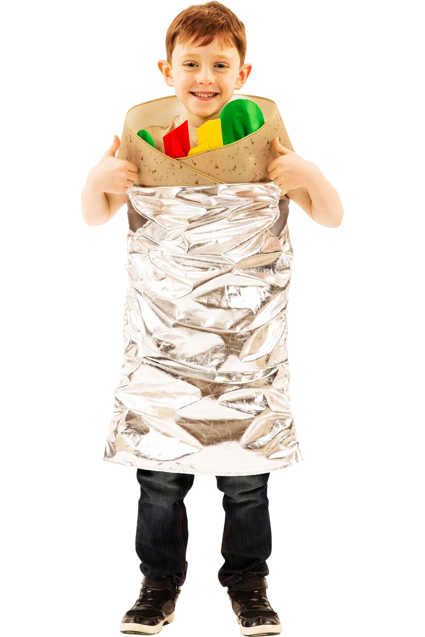 Burrito Costume For Kids | Easy Pull Over Design | Sized To Fit Most Children