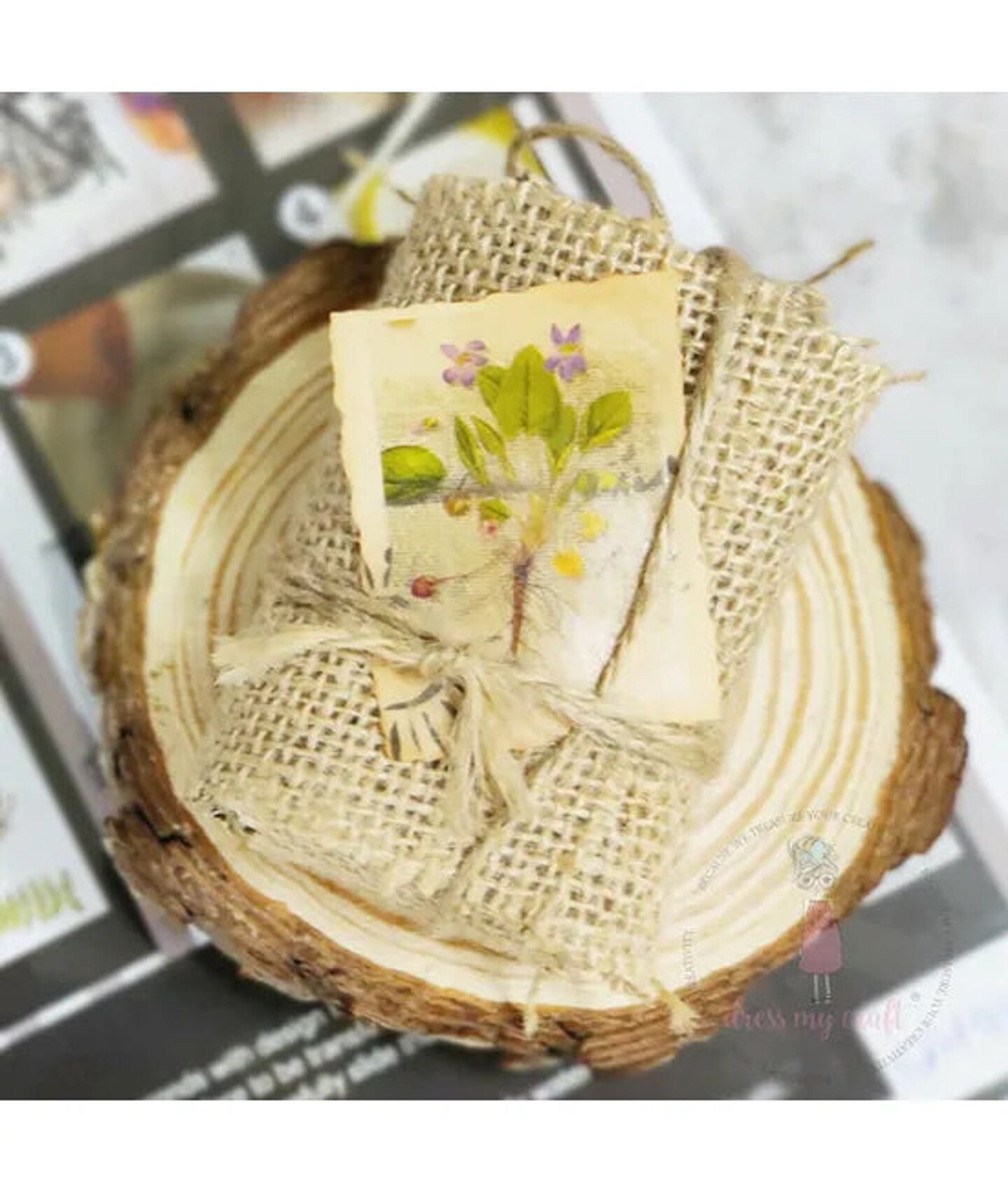 Dress My Craft  Transfer Me - Mini Vintage Flowers