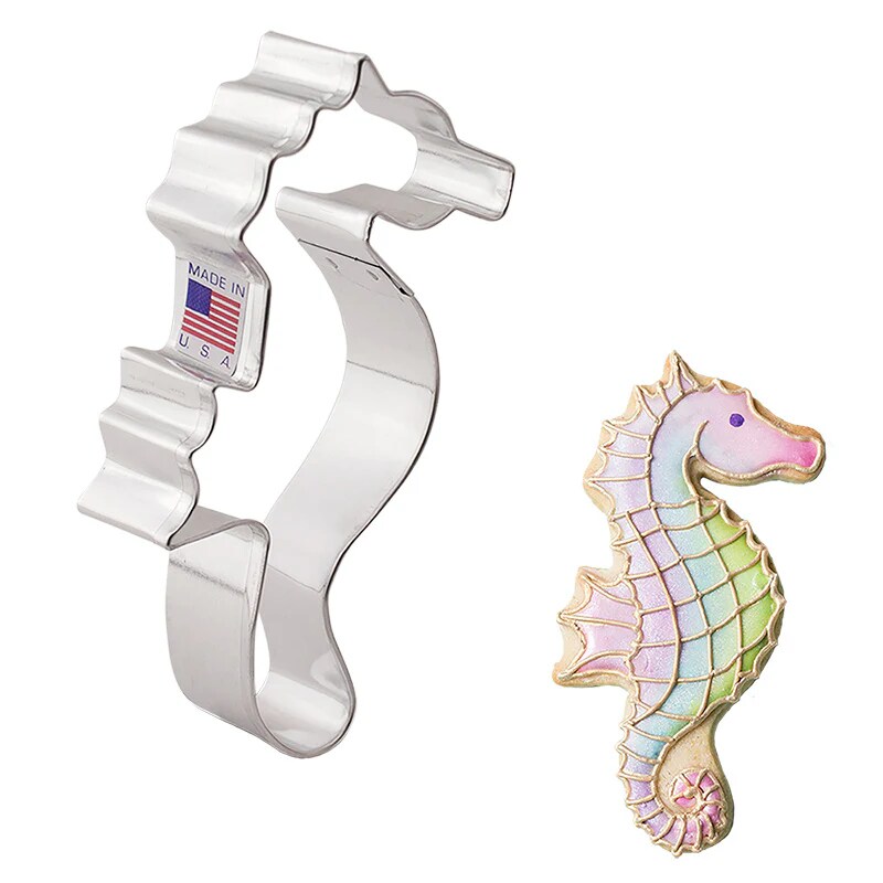 Ann Clark Tropical Seahorse Cookie Cutter 4 3/4&#x22;