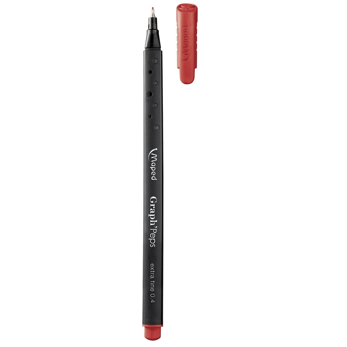 Graph&#x27;Peps 0.4mm Fine Felt Tipped Pens, Pack of 20