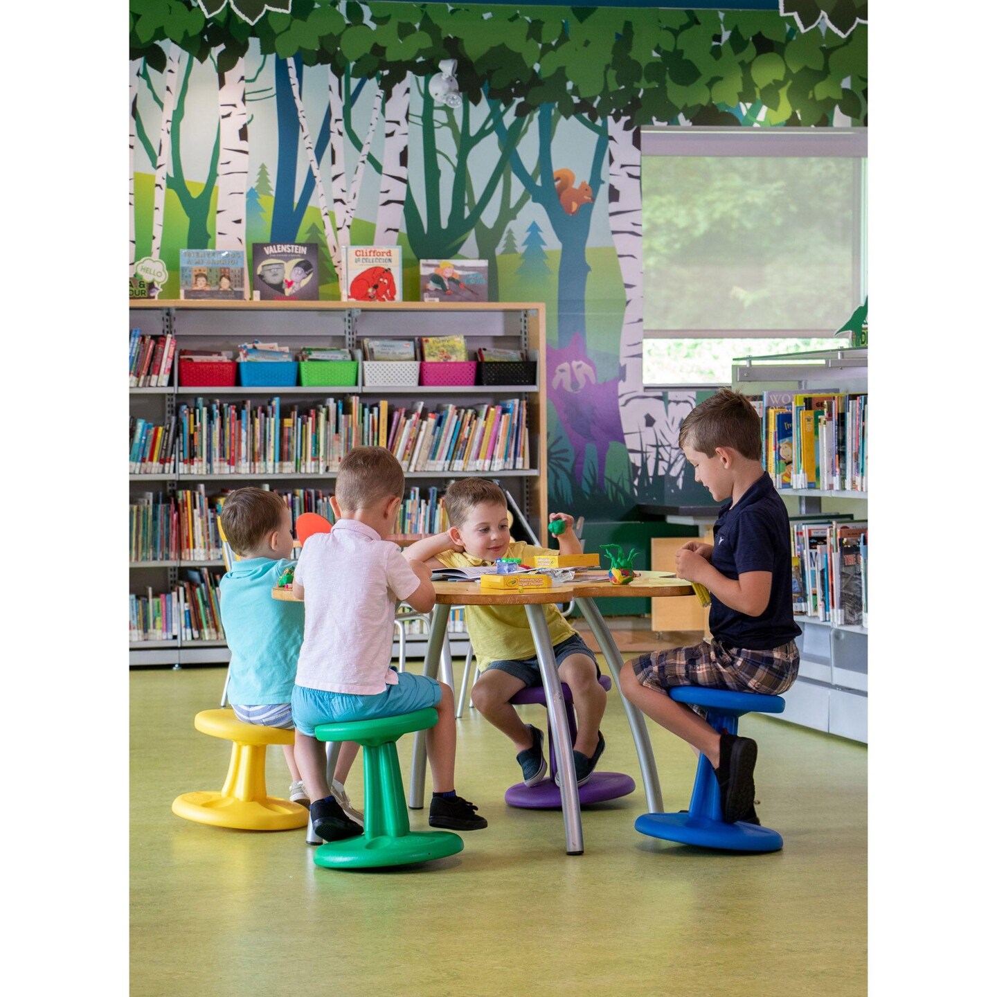 Pre-School Wobble Chair 12&#x22; Green