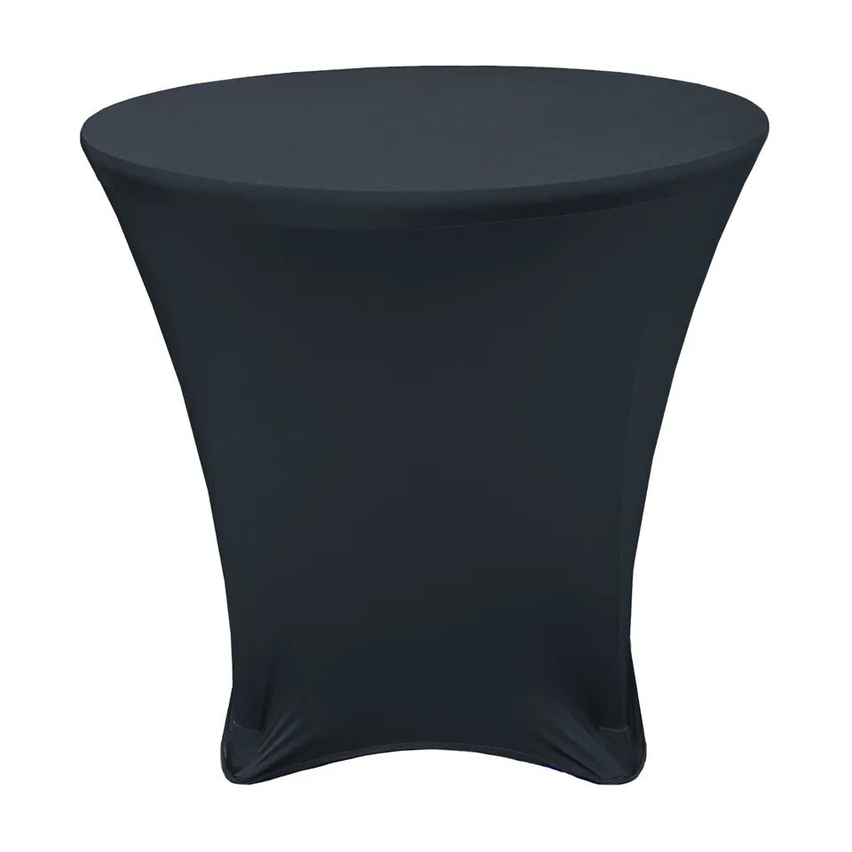 30&#x22; x 30&#x22; Round Spandex Tablecloth for Lowboy Cocktail Tables