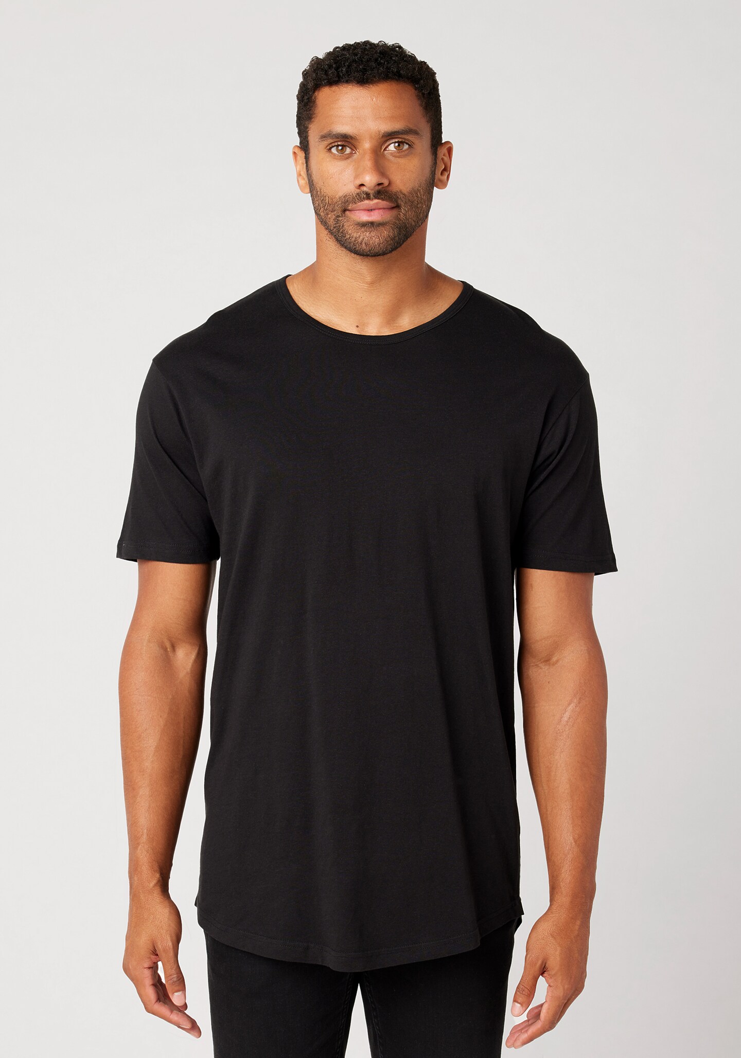 UNISEX DROP TAIL Crewneck Short Sleeve T-SHIRT