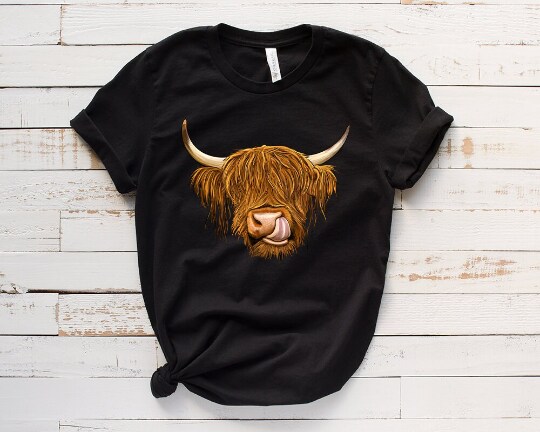 Heifer Cow Shirt highland cow shirt cow gifts western shirt funny shirts cow cowhide comfort colors MakerPlace by Michaels