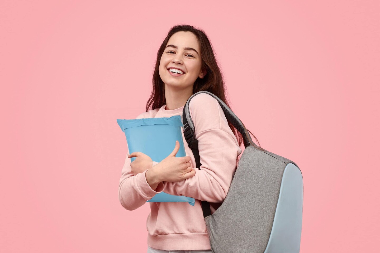 Blue Poly Mailers 12 x 15.5 Peel and Seal Poly Shipping Bags for Small Business Pack of 100 Waterproof Shipping Envelopes for Clothing 2 Mil TearProof Plastic Mailing Bags for Shipping