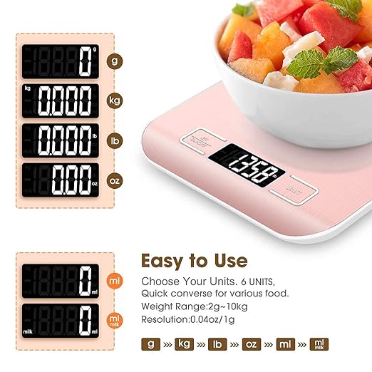 Mik-Nana Food Scale Pink