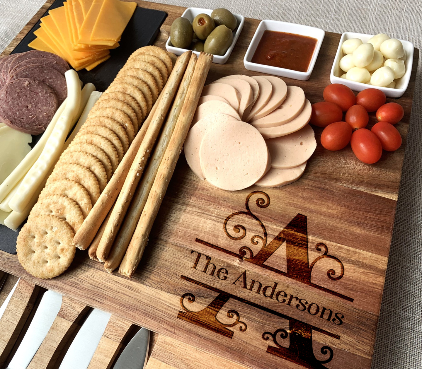 Personal Charcuterie 8 Piece Set, Cheese & Dessert Plate hotsell Set, Hand Painted, Rustic Meadow Design, Charcuterie Accessories, Gift for Foodees