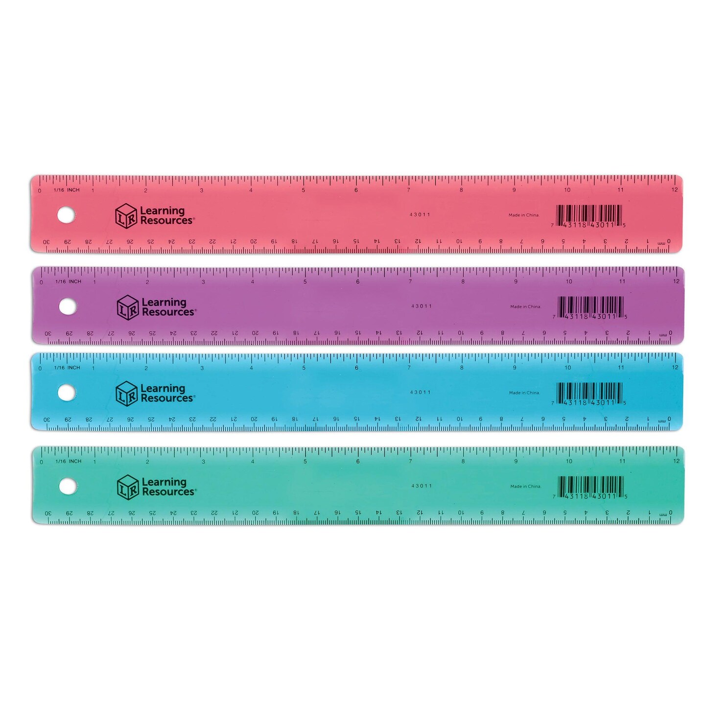 UltraFlex&#xAE; SAFE-T&#xAE; Ruler, Pack of 12
