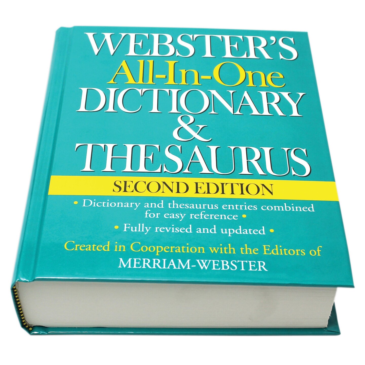 Webster&#x27;s All-in-One Dictionary &#x26; Thesaurus, Second Edition, Pack of 2
