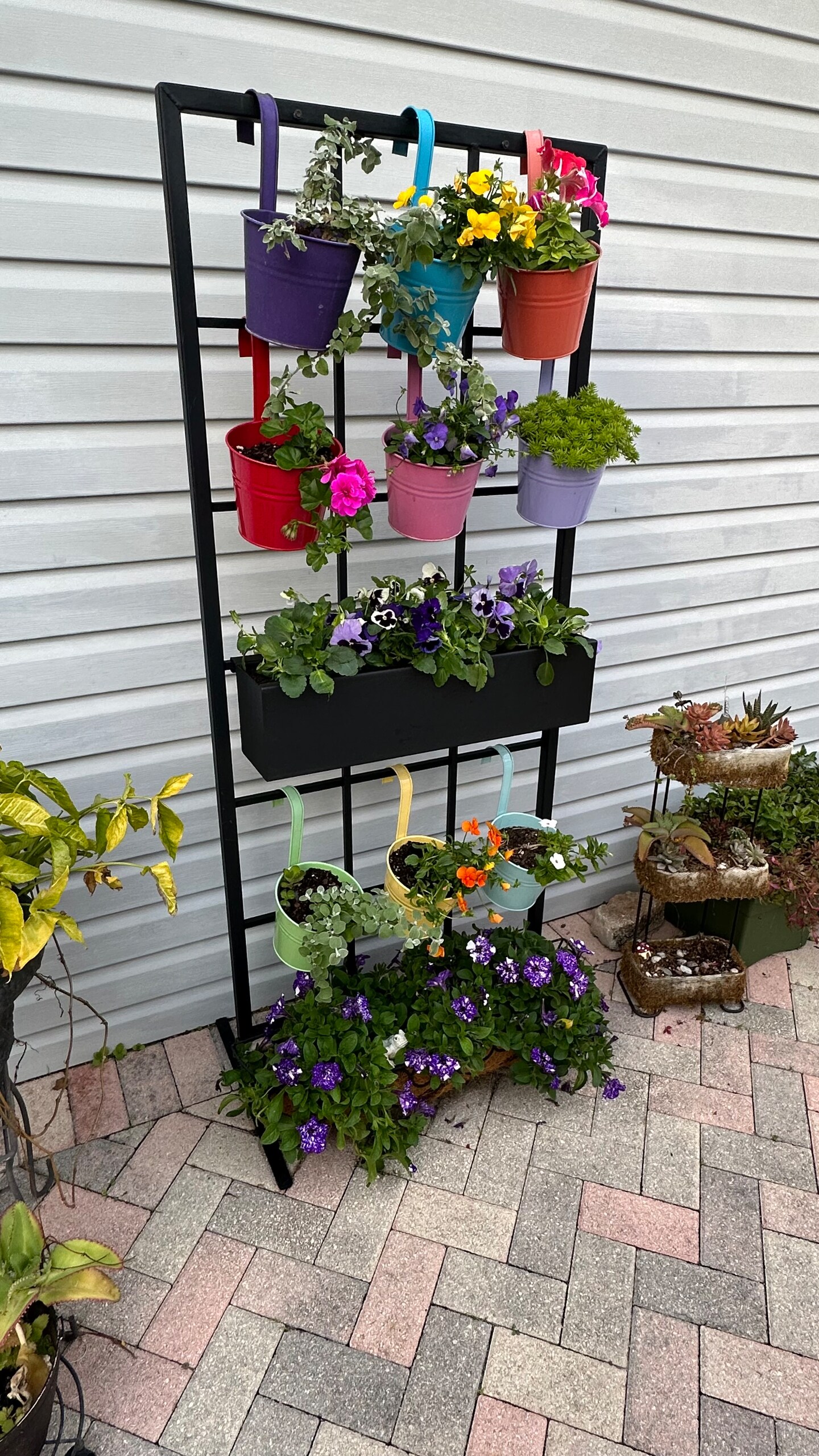 Freestanding Deck or Patio Trellis, Classic Style, Size 65" x 27", Multiple  Colors Available, Aluminum, Non Rusting, Urban Gardening Trellis |  MakerPlace by Michaels