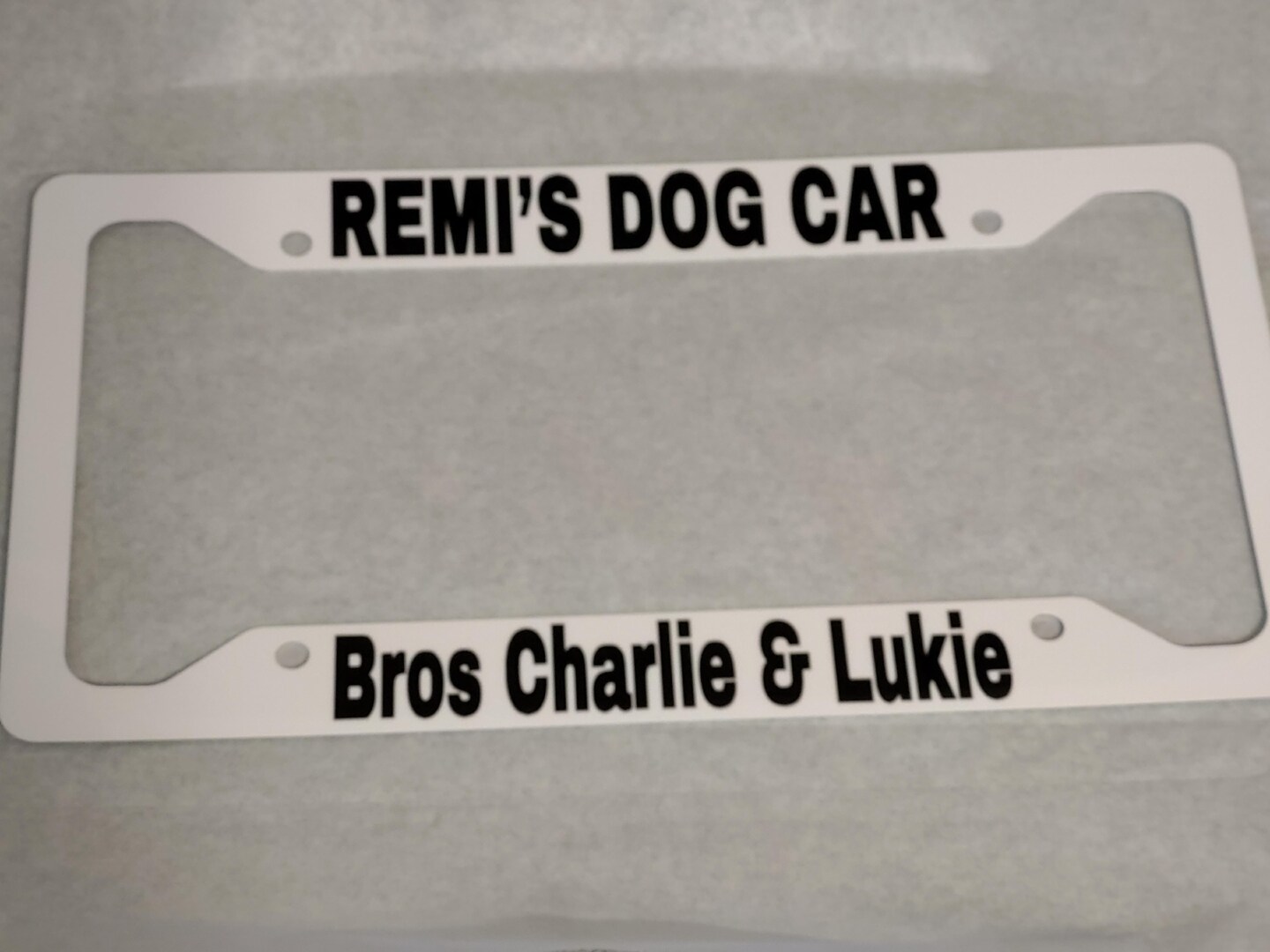 Custom License Plate Frame, Personalized License Plate Frame, Auto License Plate Frame, Your Text Here, Aluminum Frame, Great Gift - image8