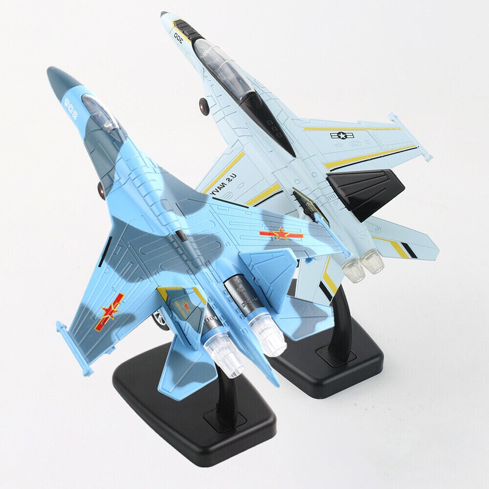 Kitcheniva 1:72 Scale Fighter Jet Aircraft Diecast Plane Model with Light and Sound