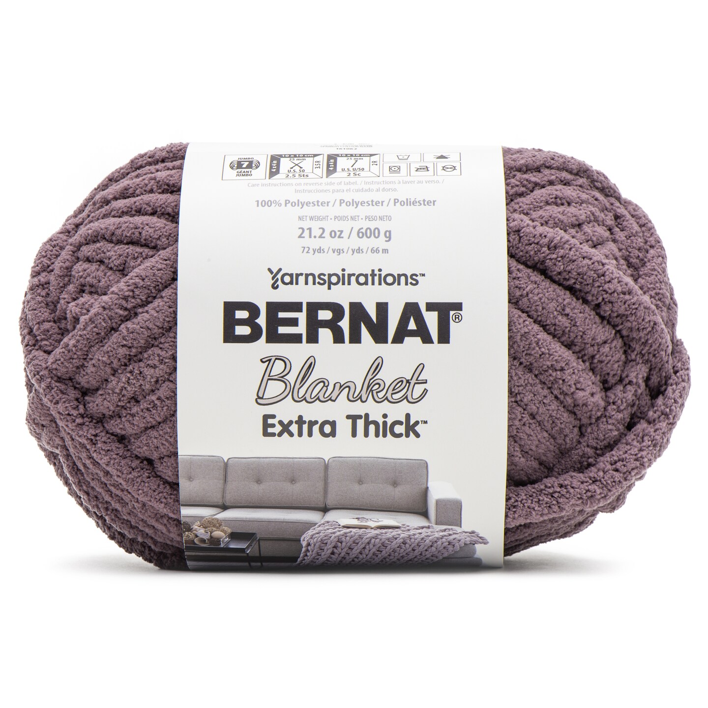 Bernat Blanket Extra Thick 600g-Lunar Purple