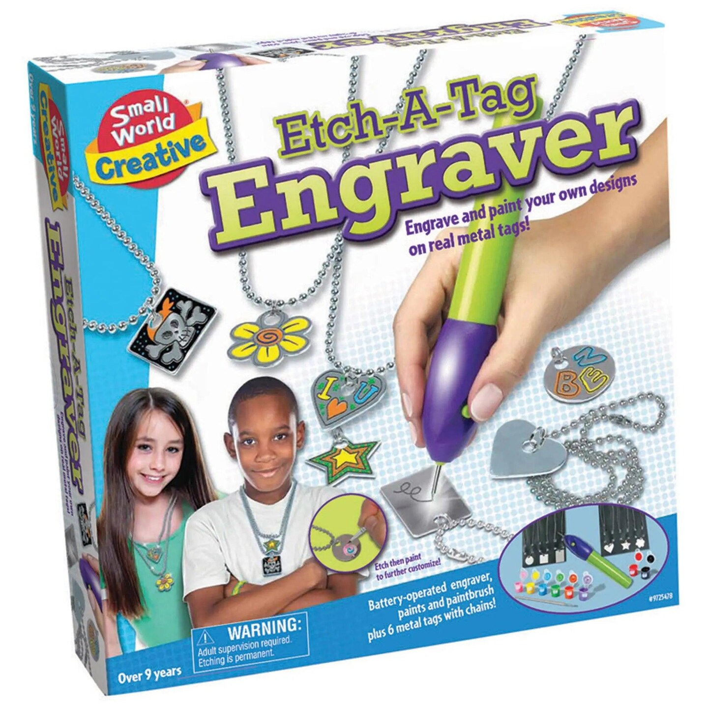 Etch-a-Tag Engraver: Creative Metal Engraving Tool | For 9 to 13 years