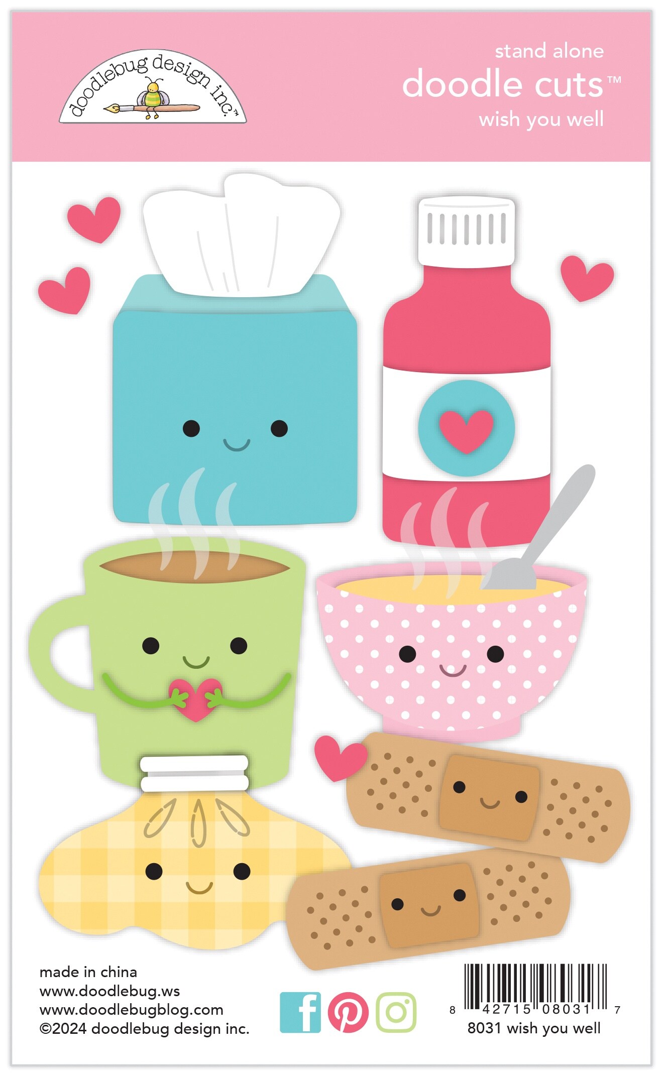 Doodlebug Doodle Cuts Dies-Wish You Well
