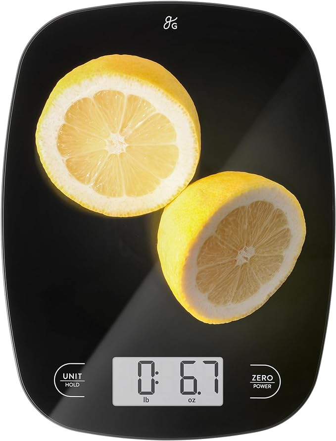 Digital Kitchen Scale Digital Weight Grams and Ounces (Stainless Steel)