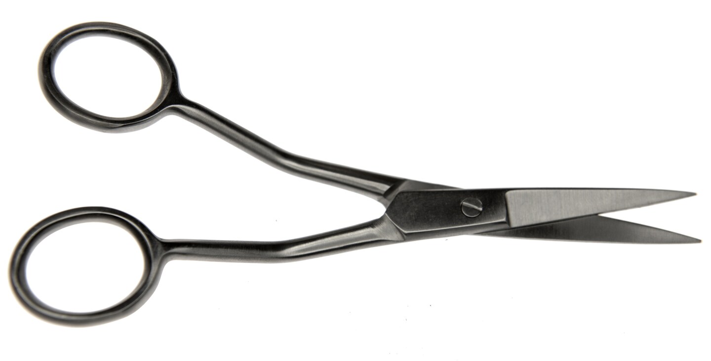 Lacis Offset Rug Scissors-5.5&#x22; Stainless Steel