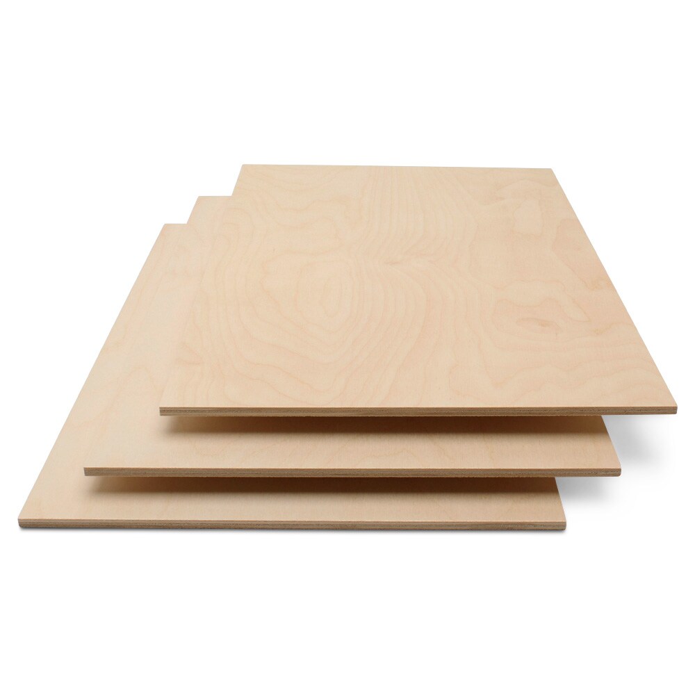 Baltic Birch Plywood, 12 x 18 Inch, B/BB Grade Sheets, 1/4 or 1/8 Inch Thick| Woodpeckers