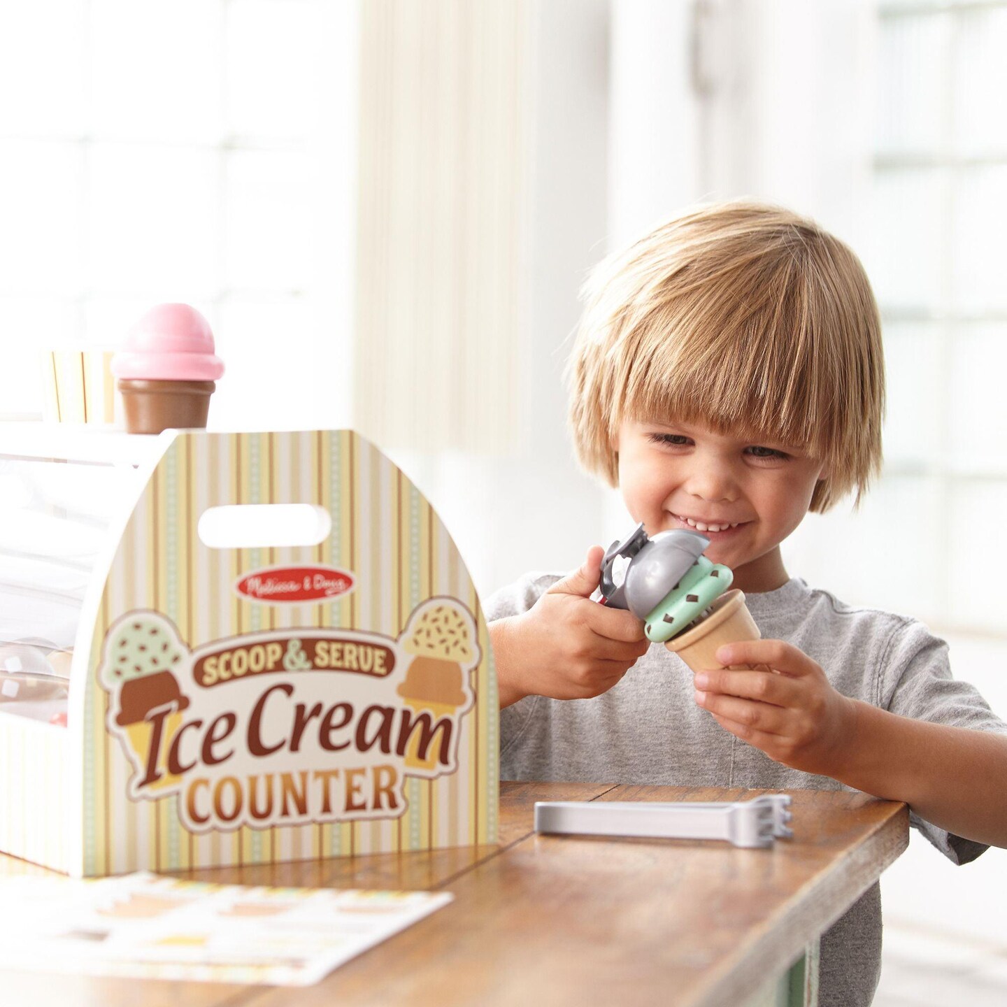 Scoop &#x26; Serve Ice Cream Counter
