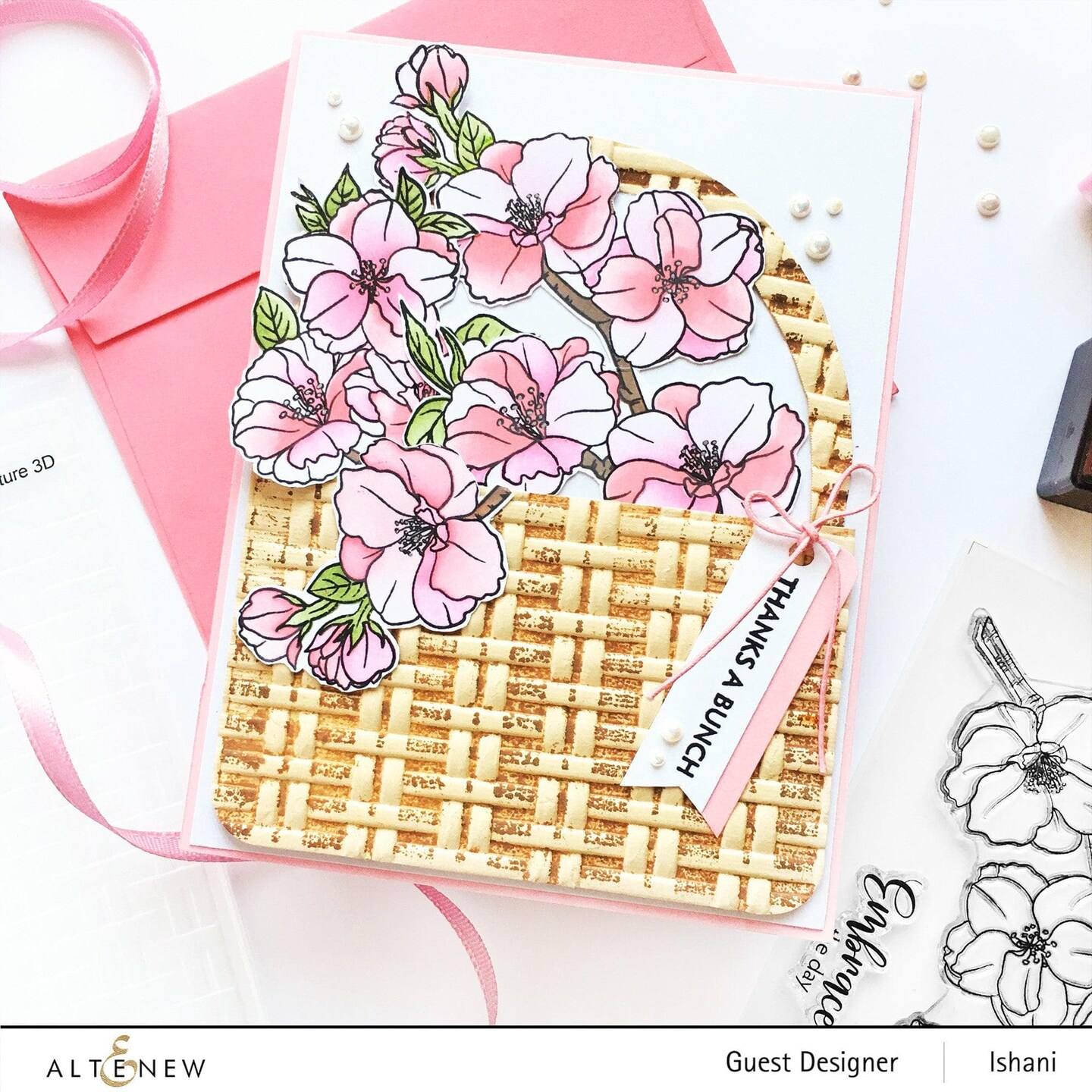 Wicker Texture 3D Embossing Folder