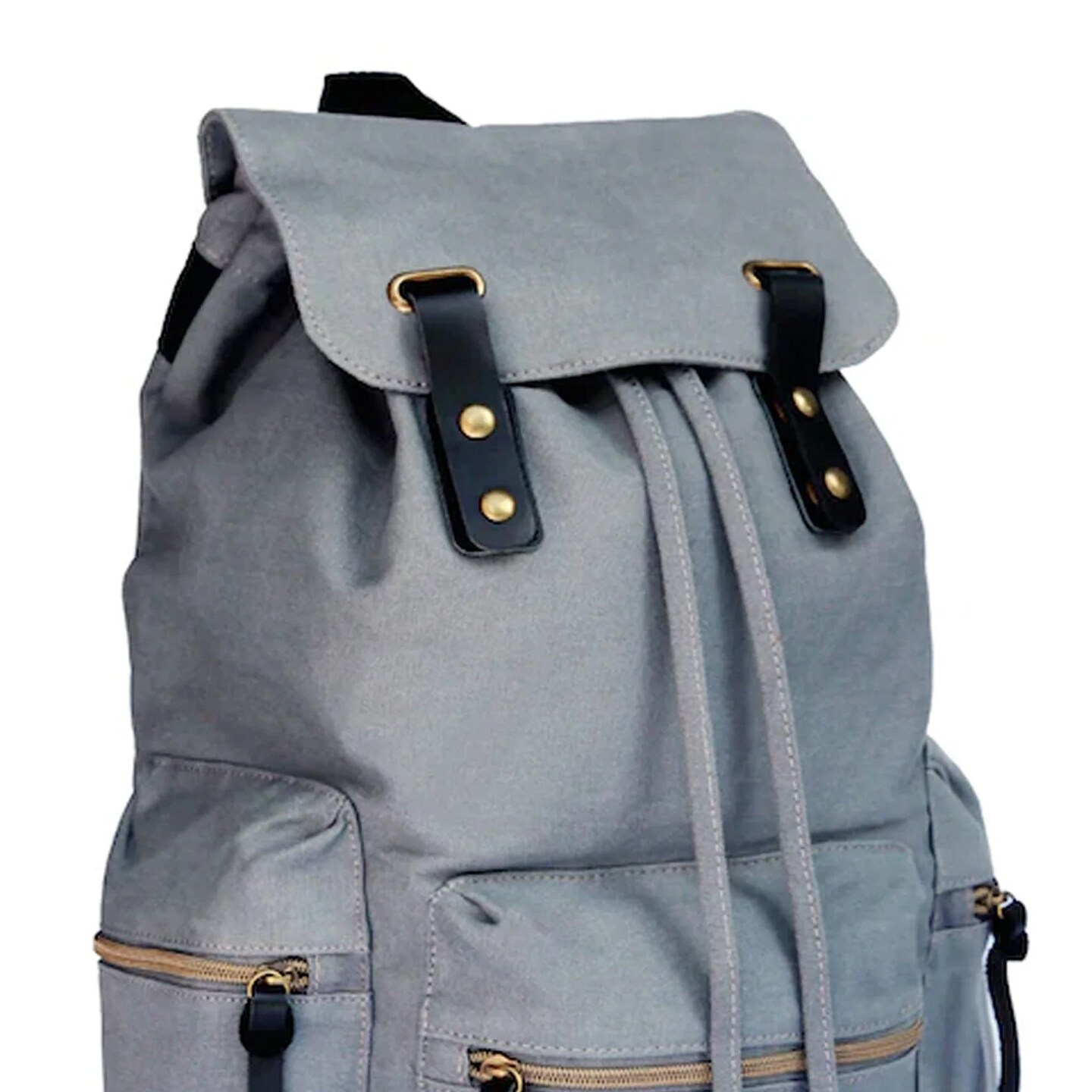 GUIDI Rucksack Backpack, 18&#x22;, Gray