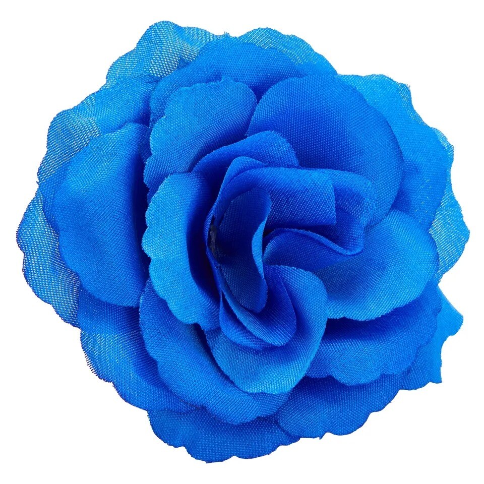 50 Pack Royal Blue Artificial Silk Roses