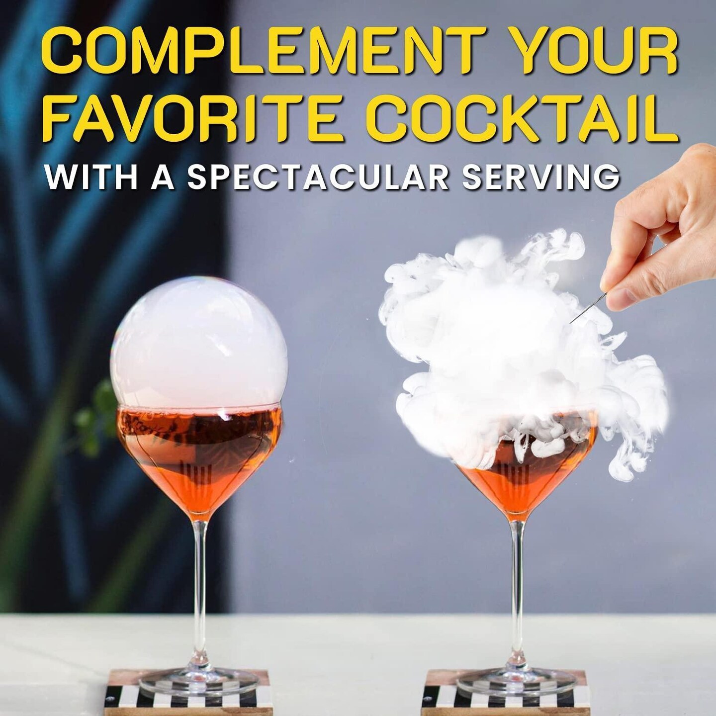 Bubble Mixture for Smoking Gun Cocktail  Edible NONtoxic  8oz Wood Smoke Infuser and Smoker Machine Accessory  Cold Smoke for Drinks  made in USA